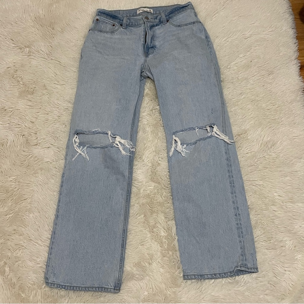 Abercrombie Low Rise Baggy Jean